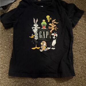 GAP Kids Black Looney Tunes T-Shirt